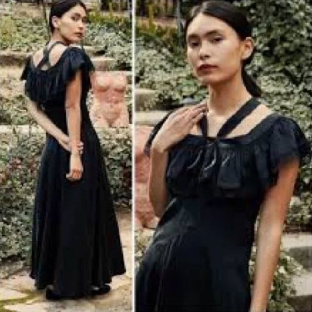 ISO DÔEN Sicilia dress medium or large in black